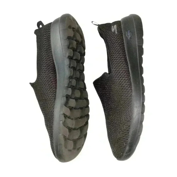 Skechers Go Walk Walking Shoes GOGA MAX 15600 BLACK Mesh Women’s Sz 8.5 - Picture 4 of 13